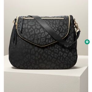 Stella & Dot leopard print purse